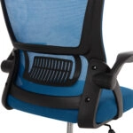 ΚΑΡΕΚΛΑ ΓΡΑΦΕΙΟΥ BLAZER HM1205.03 ΜΠΛΕ MESH-ΜΑΥΡΟΣ ΣΚΕΛΕΤΟΣ NYLON 60,5x47x85,5Υεκ.