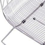 ΚΑΡΕΚΛΑ ΜΕΤΑΛΛΙΚΗ ΑΣΗΜΙ ICARUS HM8010.10 54x57x79cm