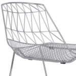 ΚΑΡΕΚΛΑ ΜΕΤΑΛΛΙΚΗ ΑΣΗΜΙ ICARUS HM8010.10 54x57x79cm