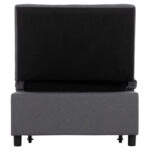 ΠΟΛΥΘΡΟΝΑ-ΚΡΕΒΑΤΙ LIBRE HM3295.01 ΓΚΡΙ ΥΦΑΣΜΑ 75x106x89Υεκ.