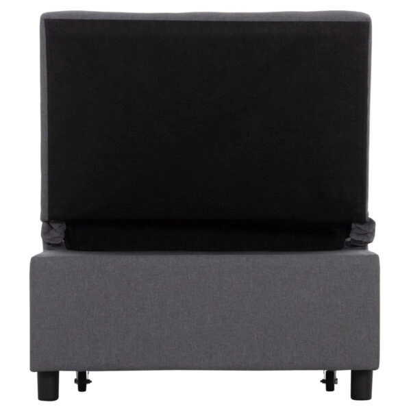 ΠΟΛΥΘΡΟΝΑ-ΚΡΕΒΑΤΙ LIBRE HM3295.01 ΓΚΡΙ ΥΦΑΣΜΑ 75x106x89Υεκ.