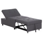 ΠΟΛΥΘΡΟΝΑ-ΚΡΕΒΑΤΙ LIBRE HM3295.01 ΓΚΡΙ ΥΦΑΣΜΑ 75x106x89Υεκ.