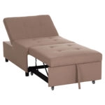 ΠΟΛΥΘΡΟΝΑ-ΚΡΕΒΑΤΙ LIBRE HM3295.03 ΜΠΕΖ ΥΦΑΣΜΑ 75x106x89Υεκ.