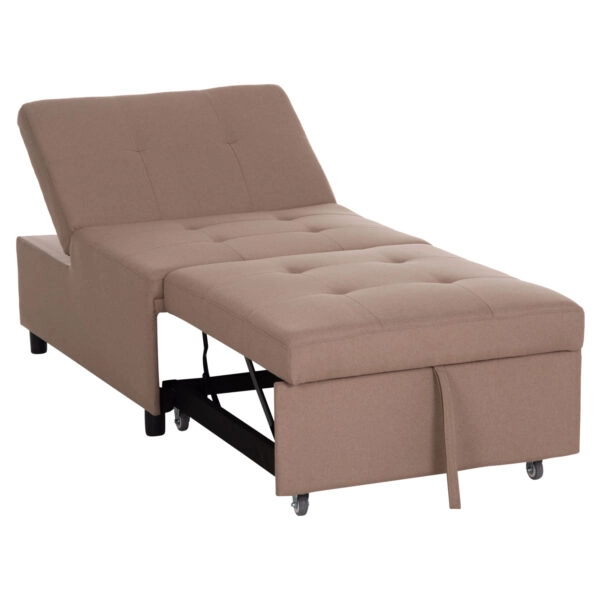 ΠΟΛΥΘΡΟΝΑ-ΚΡΕΒΑΤΙ LIBRE HM3295.03 ΜΠΕΖ ΥΦΑΣΜΑ 75x106x89Υεκ.