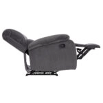 ΠΟΛΥΘΡΟΝΑ RELAX DIONI HM3296.11 ΓΚΡΙ ΡΙΓΕ ΥΦΑΣΜΑ 81x94x97Υεκ.