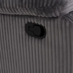 ΠΟΛΥΘΡΟΝΑ RELAX DIONI HM3296.11 ΓΚΡΙ ΡΙΓΕ ΥΦΑΣΜΑ 81x94x97Υεκ.