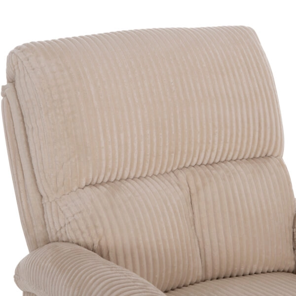 ΠΟΛΥΘΡΟΝΑ RELAX DIONI HM3296.12 ΜΠΕΖ ΡΙΓΕ ΥΦΑΣΜΑ 81x94x97Υεκ.