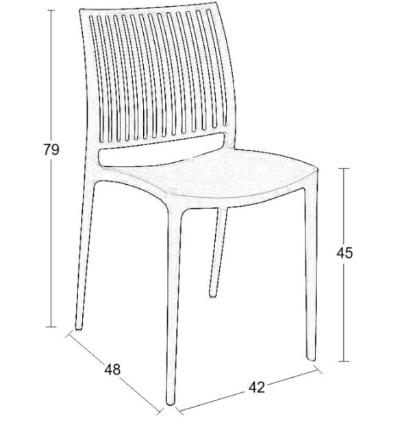 PAOLINA WHITE ΚΑΡΕΚΛΑ ΠΟΛ/ΝΙΟΥ - ΠΟΛΥΠΡΟΠΥΛΕΝΙΟ - WHITE