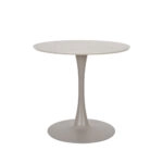 CASPIAN ΤΡΑΠΕΖΙ ΓΚΡΙ ΜΕ ΟΨΗ ΜΑΡΜΑΡΟΥ 80x80x75cm