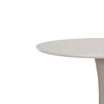 CASPIAN ΤΡΑΠΕΖΙ ΓΚΡΙ ΜΕ ΟΨΗ ΜΑΡΜΑΡΟΥ 80x80x75cm