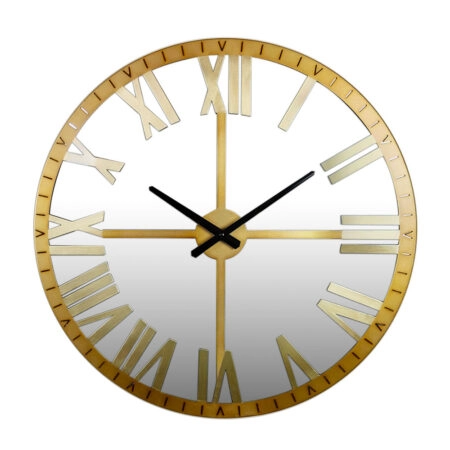 IDOLE GOLD ΡΟΛΟΪ ΤΟΙΧΟΥ 60x60x6cm ΜΕΤΑΛΛΟ ΧΡΥΣΟ ΚΑΘΡΕΠΤΗΣ