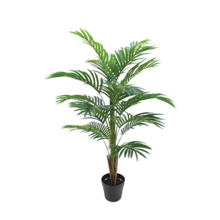 ΤΕΧΝΗΤΟ ΔΕΝΤΡΟ ΦΟΙΝΙΚΑΣ REAL TOUCH ΣΕ ΠΛΑΣΤΙΚΗ ΓΛΑΣΤΡΑ ΠΡΑΣΙΝO - Υ105cm 6/ΚΙΒ