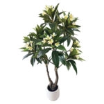 ΔΕΝΤΡΟ ΜΑΝΩΛΙΑ ΜΕ ΑΝΘΑΚΙΑ REAL TOUCH ΣΕ ΓΛΑΣΤΡΑ - 190cm 1/ΚΙΒ