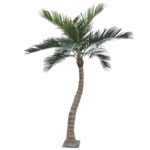 ΔΕΝΤΡΟ ΦΟΙΝΙΚΑΣ REAL TOUCH ΜΕ ΜΕΤΑΛΛΙΚΗ ΒΑΣΗ - Y340cm 1/ΚΙΒ