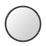 COLOMBO ΚΑΘΡΕΠΤΗΣ ΜΑΥΡΟ 100x4x100cm