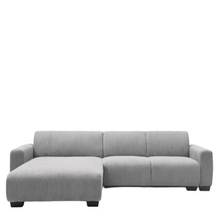 Καναπές Γωνιακός Αναστρέψιμος ArteLibre TRIANA Γκρι Ύφασμα 287x161x71cm