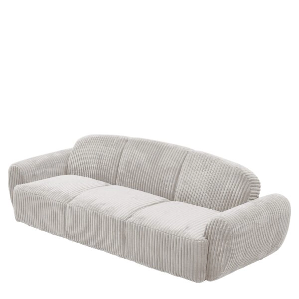 Καναπές Κρεβάτι Τριθέσιος ArteLibre SCULPTA Μπεζ Ύφασμα 234x88x75cm