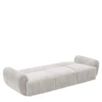 Καναπές Κρεβάτι Τριθέσιος ArteLibre SCULPTA Μπεζ Ύφασμα 234x88x75cm