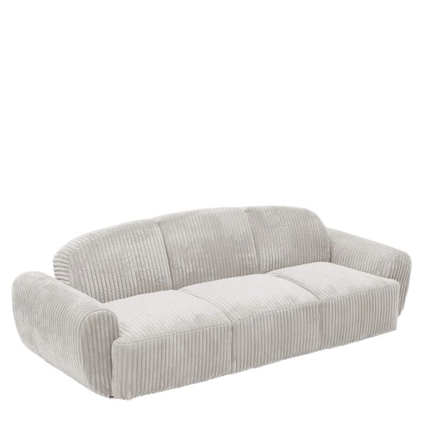 Καναπές Κρεβάτι Τριθέσιος ArteLibre SCULPTA Μπεζ Ύφασμα 234x88x75cm