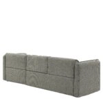 Καναπές Γωνιακός Αναστρέψιμος ArteLibre MAFFEI Γκρι Ύφασμα 268x163x76cm