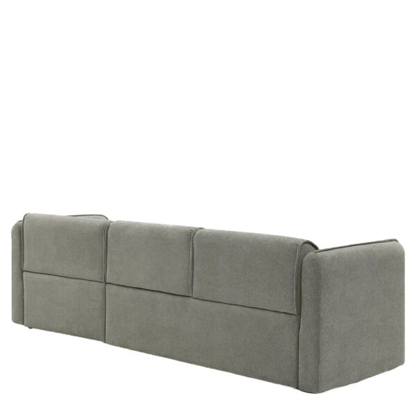 Καναπές Γωνιακός Αναστρέψιμος ArteLibre MAFFEI Γκρι Ύφασμα 268x163x76cm