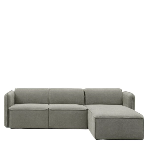 Καναπές Γωνιακός Αναστρέψιμος ArteLibre MAFFEI Γκρι Ύφασμα 268x163x76cm