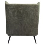 Πολυθρόνα ArteLibre NORA Πράσινο Ύφασμα/Μέταλλο 100x80x89cm