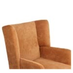 Πολυθρόνα ArteLibre NORA Πορτοκαλί Ύφασμα/Μέταλλο 100x80x89cm