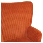 Πολυθρόνα ArteLibre LIRA Σάπιο Μήλο Ύφασμα Κοτλέ/Ξύλο 94.5x64x70.5cm