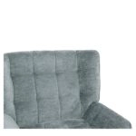 Πολυθρόνα ArteLibre TIVA Πράσινο Ύφασμα Σενίλ/Μέταλλο 84x78x77cm