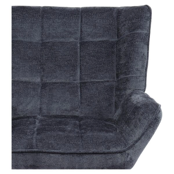 Πολυθρόνα ArteLibre TIVA Μπλε Ύφασμα Σενίλ/Μέταλλο 84x78x77cm