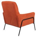 Πολυθρόνα ArteLibre ELAN Σάπιο Μήλο Ύφασμα Κοτλέ/Μέταλλο 94x77x82cm