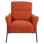 Πολυθρόνα ArteLibre ELAN Σάπιο Μήλο Ύφασμα Κοτλέ/Μέταλλο 94x77x82cm