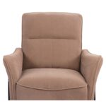 Πολυθρόνα ArteLibre ELAN Taupe Ύφασμα Κοτλέ/Μέταλλο 94x77x82cm