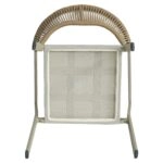 Πολυθρόνα Κήπου ArteLibre FIJI Μπεζ/Φυσικό Αλουμίνιο/Rattan 56x60x78cm