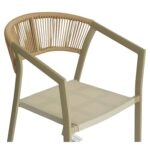 Πολυθρόνα Κήπου ArteLibre FIJI Μπεζ/Φυσικό Αλουμίνιο/Rattan 56x60x78cm