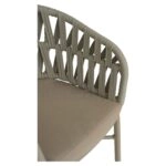 Πολυθρόνα Κήπου ArteLibre LANGKAWI Μπεζ Αλουμίνιο/Rattan 57x56x78cm