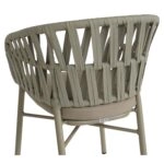 Πολυθρόνα Κήπου ArteLibre LANGKAWI Μπεζ Αλουμίνιο/Rattan 57x56x78cm