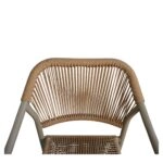 Πολυθρόνα Κήπου ArteLibre MOOREA Μπεζ/Φυσικό Αλουμίνιο/Rattan 58x56x79cm