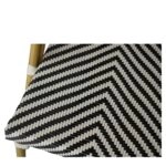 Πολυθρόνα Κήπου ArteLibre BIMINI Λευκό/Μαύρο/Φυσικό Αλουμίνιο/Textilene 46x55x88cm