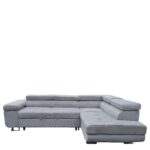 Καναπές Γωνιακός ArteLibre LUZANO Γκρι Ανοιχτό Ύφασμα/MDF 277x203x100cm