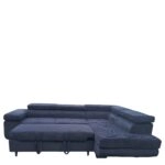 Καναπές Γωνιακός ArteLibre LUZANO Μαύρο Ύφασμα/MDF 277x203x100cm