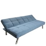 Καναπές Κρεβάτι ArteLibre ELVORE Μπλε Ύφασμα/Ξύλο 190x83x74cm