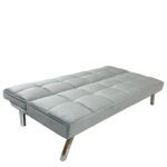 Καναπές Κρεβάτι ArteLibre ELVORE Γκρι Ύφασμα/Ξύλο 190x83x74cm