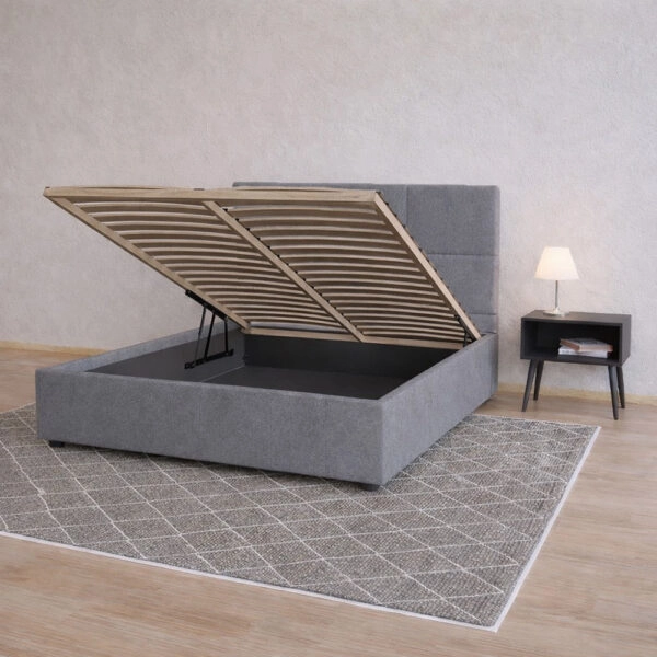 Κρεβάτι Lanotta Γκρι 160x200cm