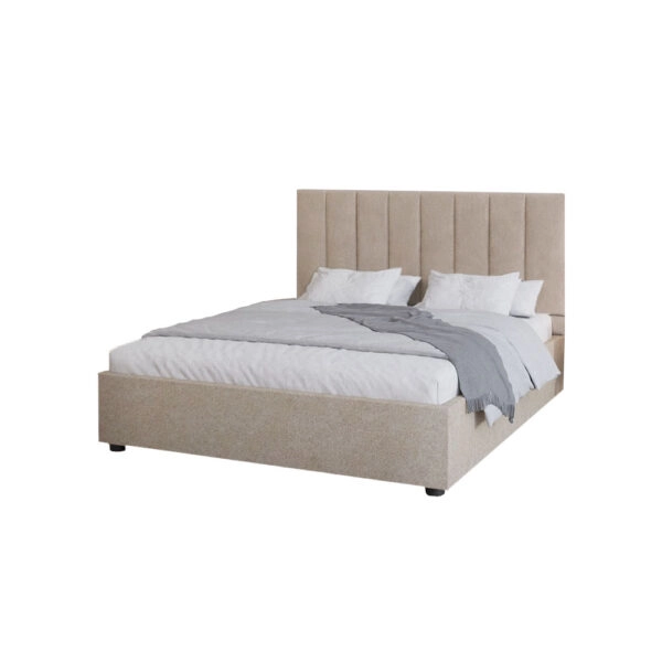Κρεβάτι Unona Μπεζ 160x200cm