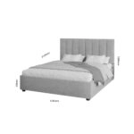 Κρεβάτι Unona Μπεζ 160x200cm