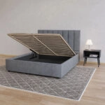 Κρεβάτι Unona Γκρι 160x200cm