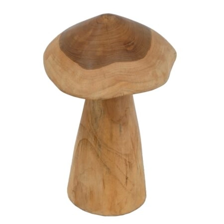 Artekko Woody Διακοσμητικό Μανιτάρι από Ξύλο Teak (22x22x30)cm