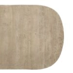 Artekko Taric Μπεζ Τραπέζι Σαλονιού από Μαγνήσιο (91.4x61x38.1)cm